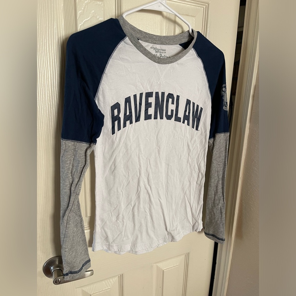 Universal Studios Harry Potter Ravenclaw Ladies Long Sleeve Shirt Size Small